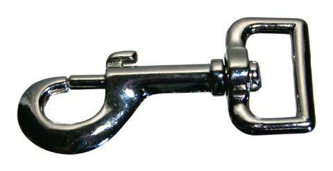 An image of a Swivel Snap for leather craft most commonly found on dog leashes.